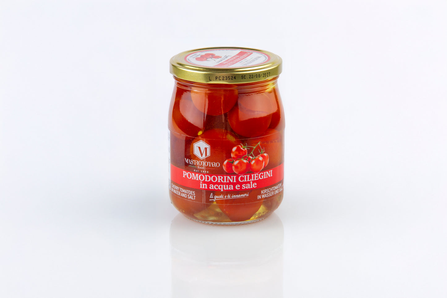 POMODORINI CILIEGINI IN ACQUA E SALE 540g