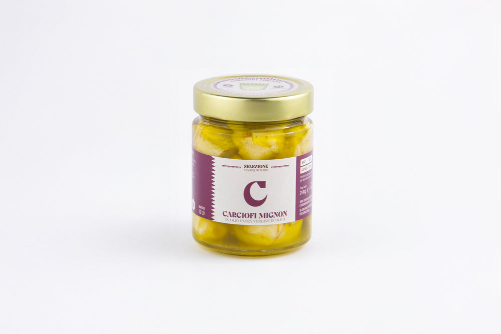 CARCIOFI MIGNON IN OLIO EXTRA VERGINE DI OLIVA 280g SELEZIONE MASTROTOTARO