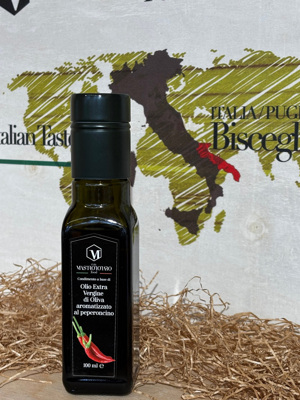 Olio Extra Vergine di Oliva aromatizzato al PEPERONCINO 100ml