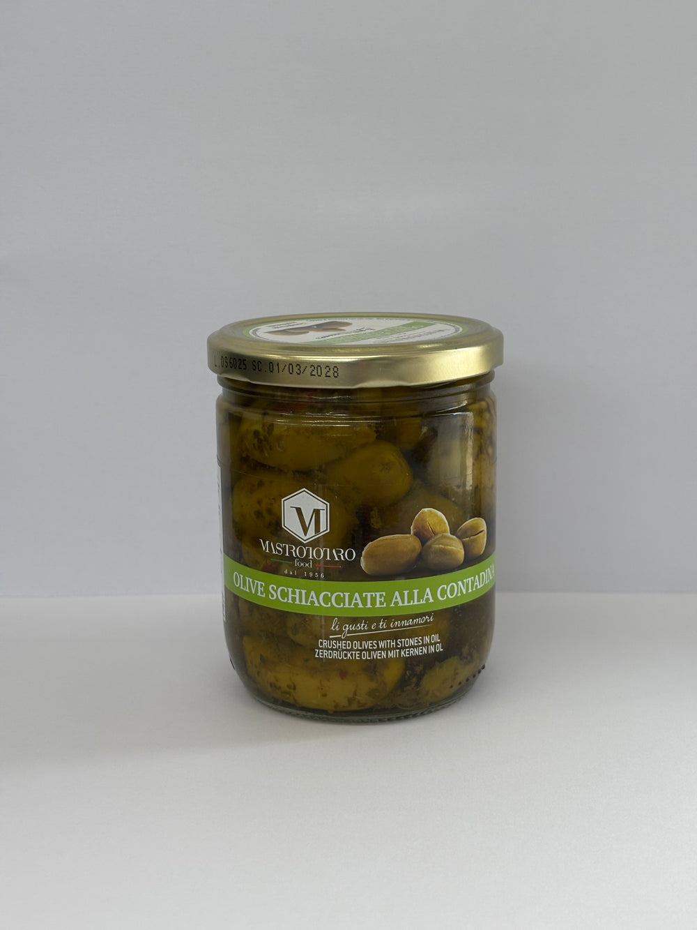 OLIVE SCHIACCIATE ALLA CONTADINA 410g