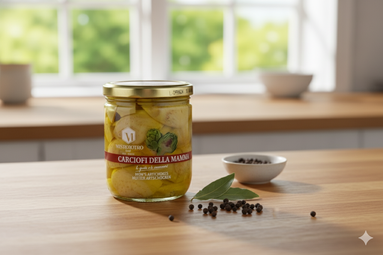 MOTHER'S ARTICHOKES 400g (RECIPE WITH PEPPER AND BAY LEAVES)