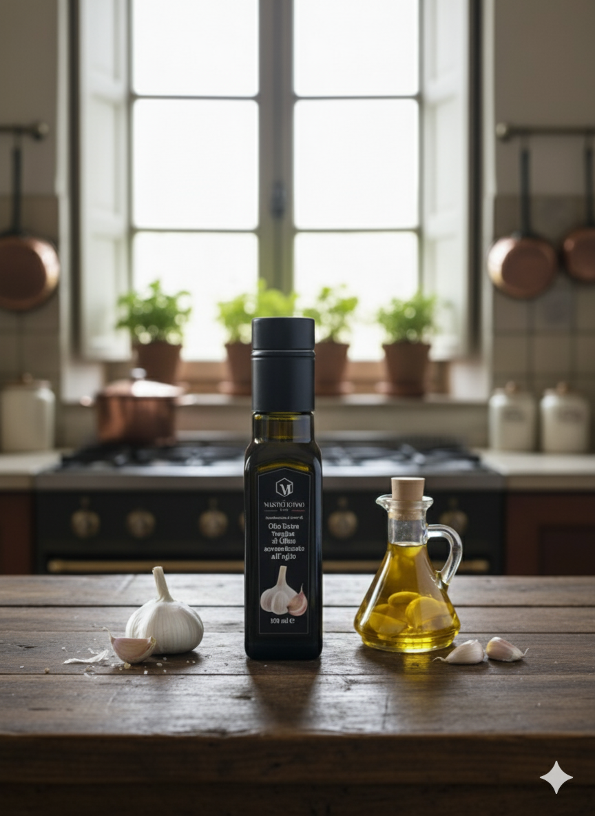 Garlic Flavored Extra Virgin Olive Oil 100ml