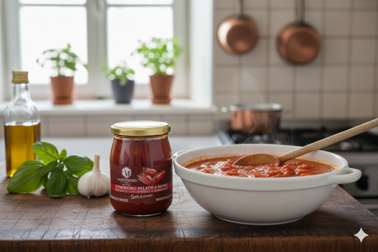 POMODORI PELATI CON SALSINA 540g