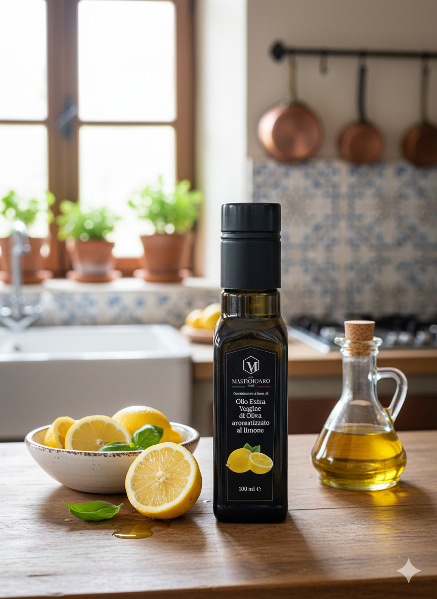 Lemon Flavored Extra Virgin Olive Oil 100ml