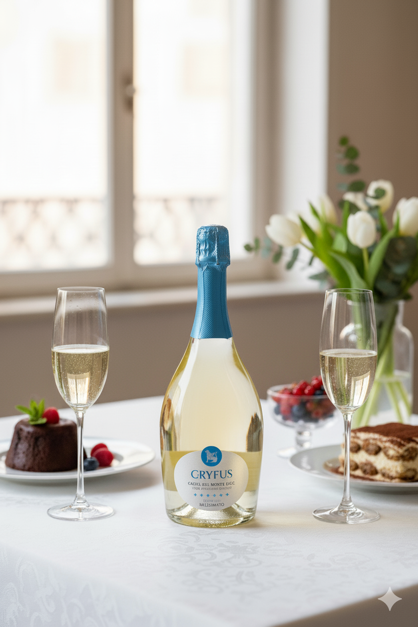 Cryfus Sixty Edition Castel del Monte D.O.C. Vino Spumante Bianco Extra Dry Millesimato