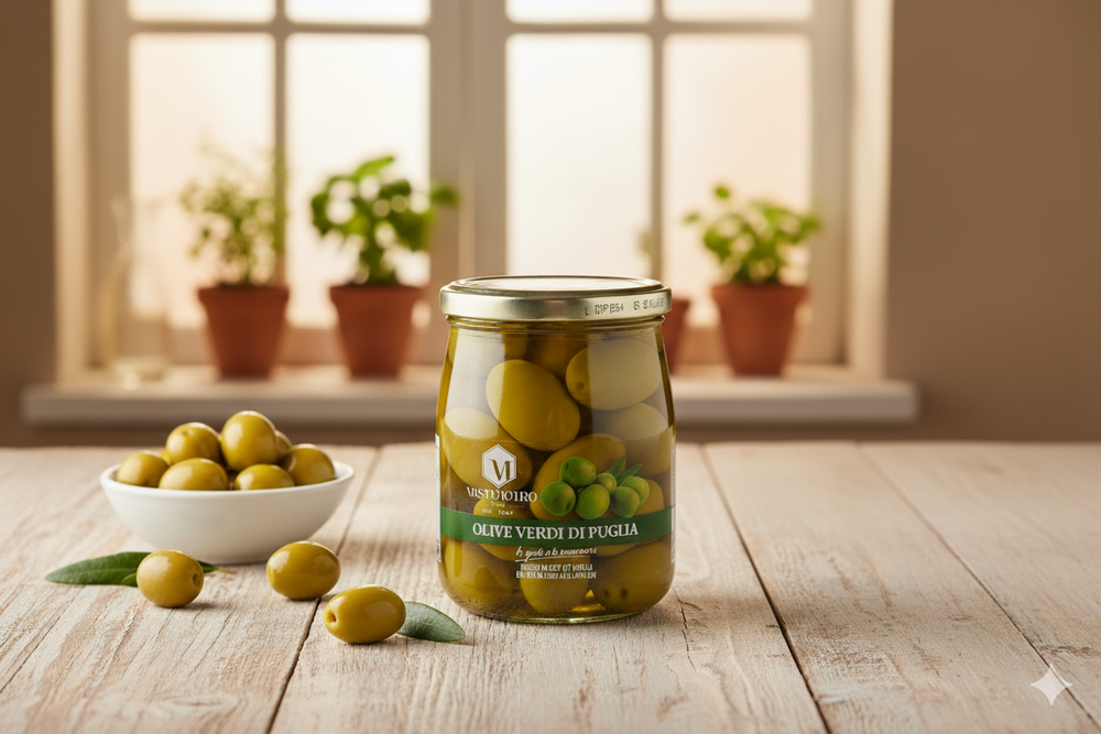 OLIVE VERDI DI PUGLIA 550g