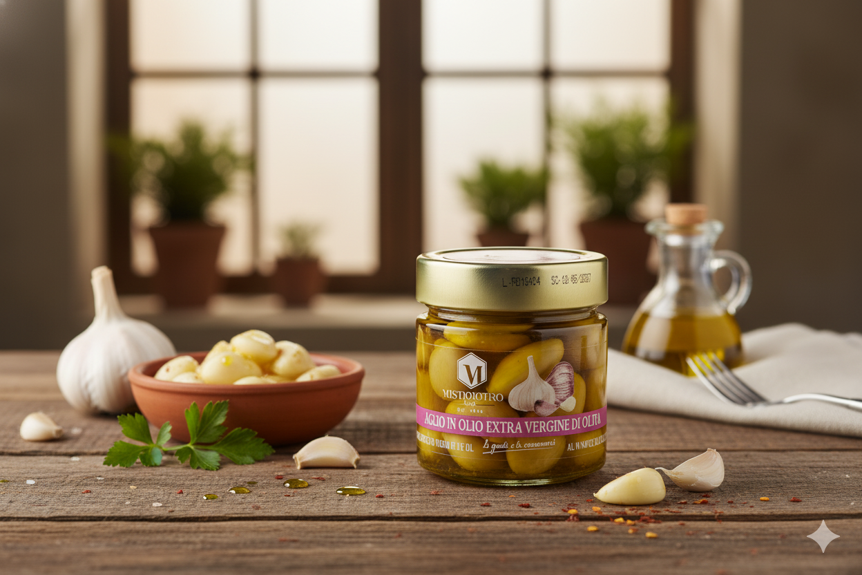 GARLIC IN EXTRA VIRGIN OLIVE OIL 230g