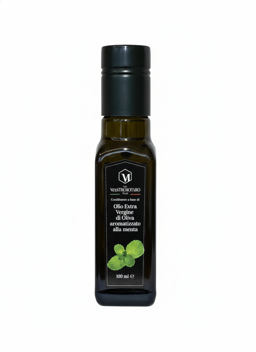 Olio Extra Vergine di Oliva aromatizzato alla MENTA 100ml