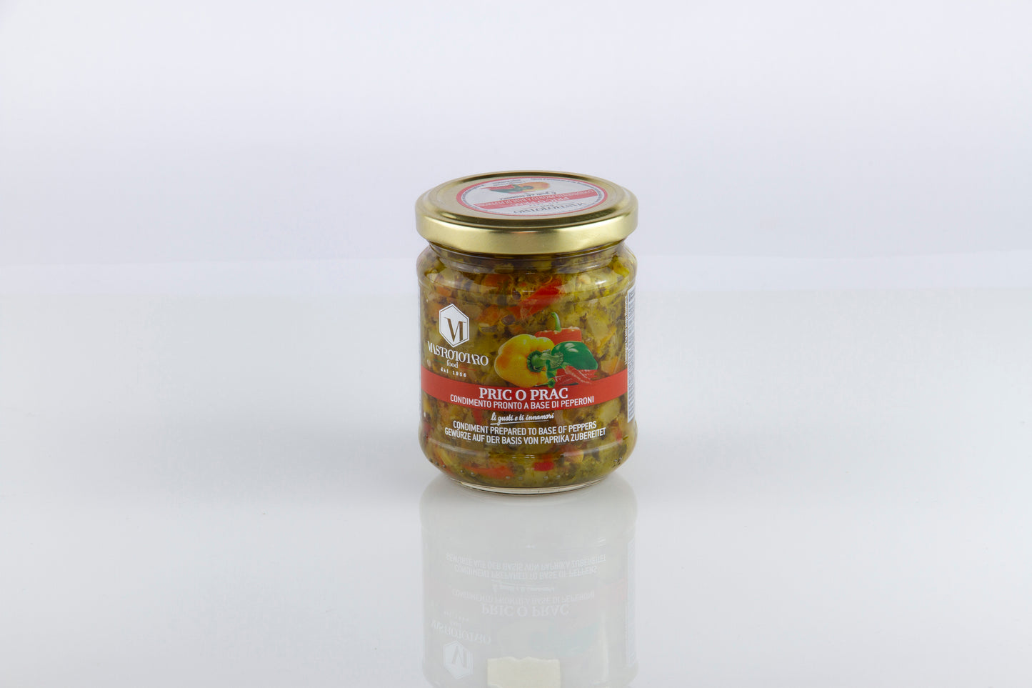 "PRIC O PRAC" BRUSCHETTA CON PEPERONI E PEPERONCINO 170g