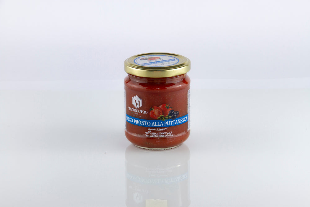 READY-MADE PUTTANESCA SAUCE 212ml (with olives, capers and anchovies)