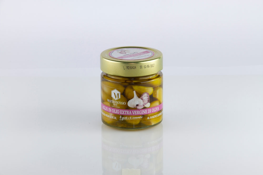 AGLIO IN OLIO EXTRA VERGINE DI OLIVA 230g