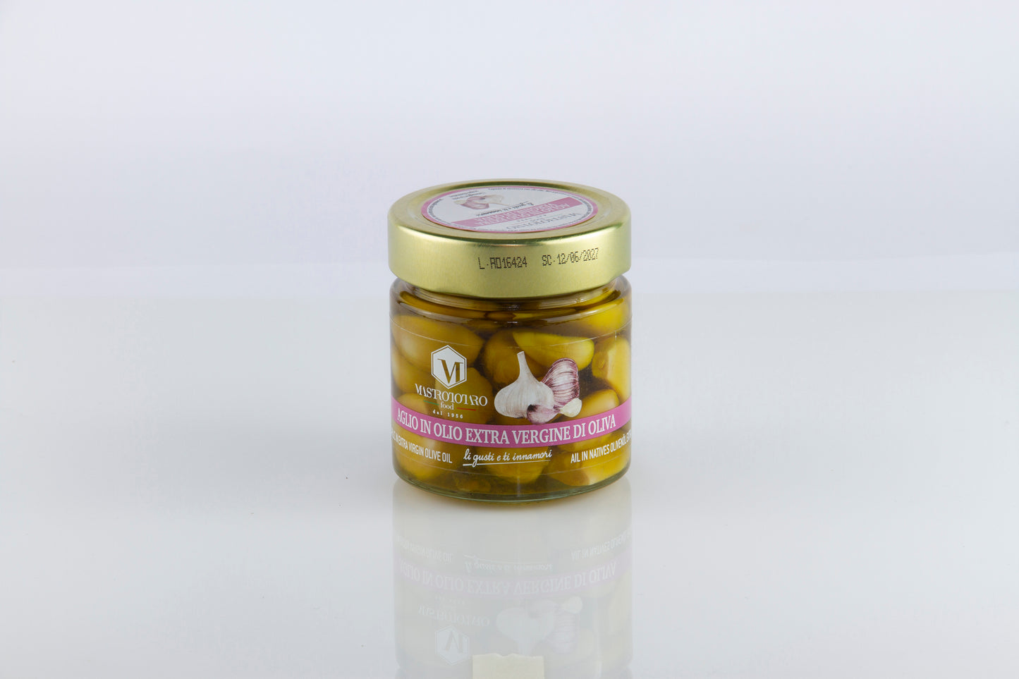 AGLIO IN OLIO EXTRA VERGINE DI OLIVA 230g