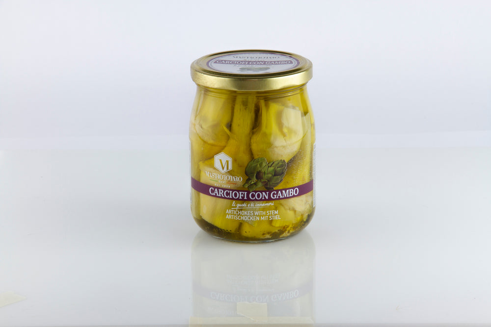 CARCIOFI CON GAMBO 520g